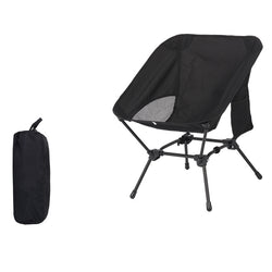 Black Lightweight Portable Camping Chair 