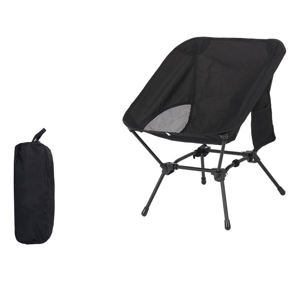  Black Lightweight Portable Camping Chair