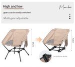 Black Lightweight Portable Camping Chair
