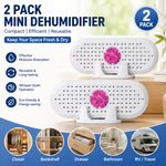 Mini Rechargeable Dehumidifier 2 Pack | HomeAndLiving