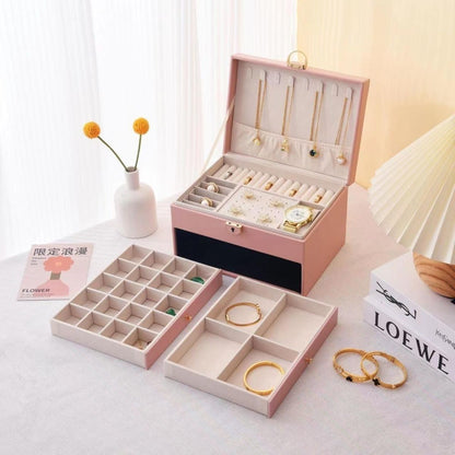 Jewellery Box Large Pink