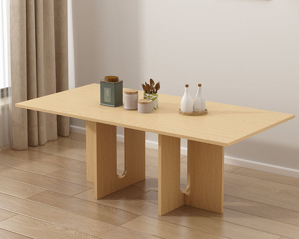  Melamine Dining Table 6 Seater