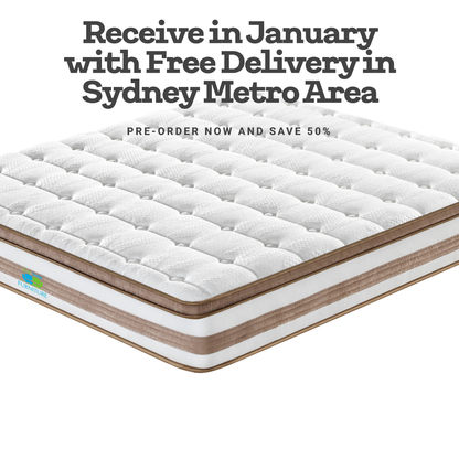 Queen Size 30Cm Hardzone Pocket Spring Mattress