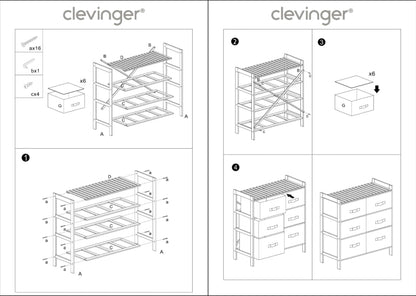 Bamboo Storage Chest Natural 78x66x35cm