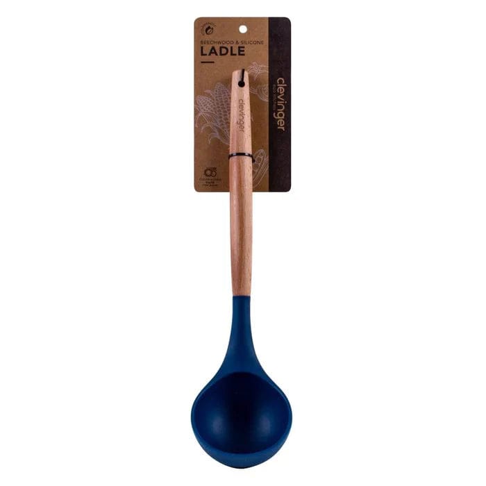 Navy Silicone Ladle 31x7cm