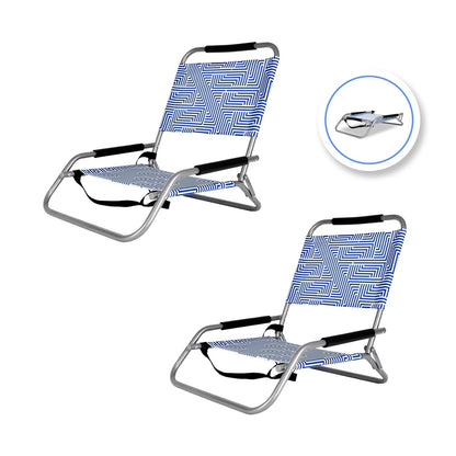 Foldable Beach Chair Portable 50x61x60cm