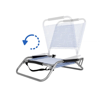 Foldable Beach Chair Portable 50x61x60cm