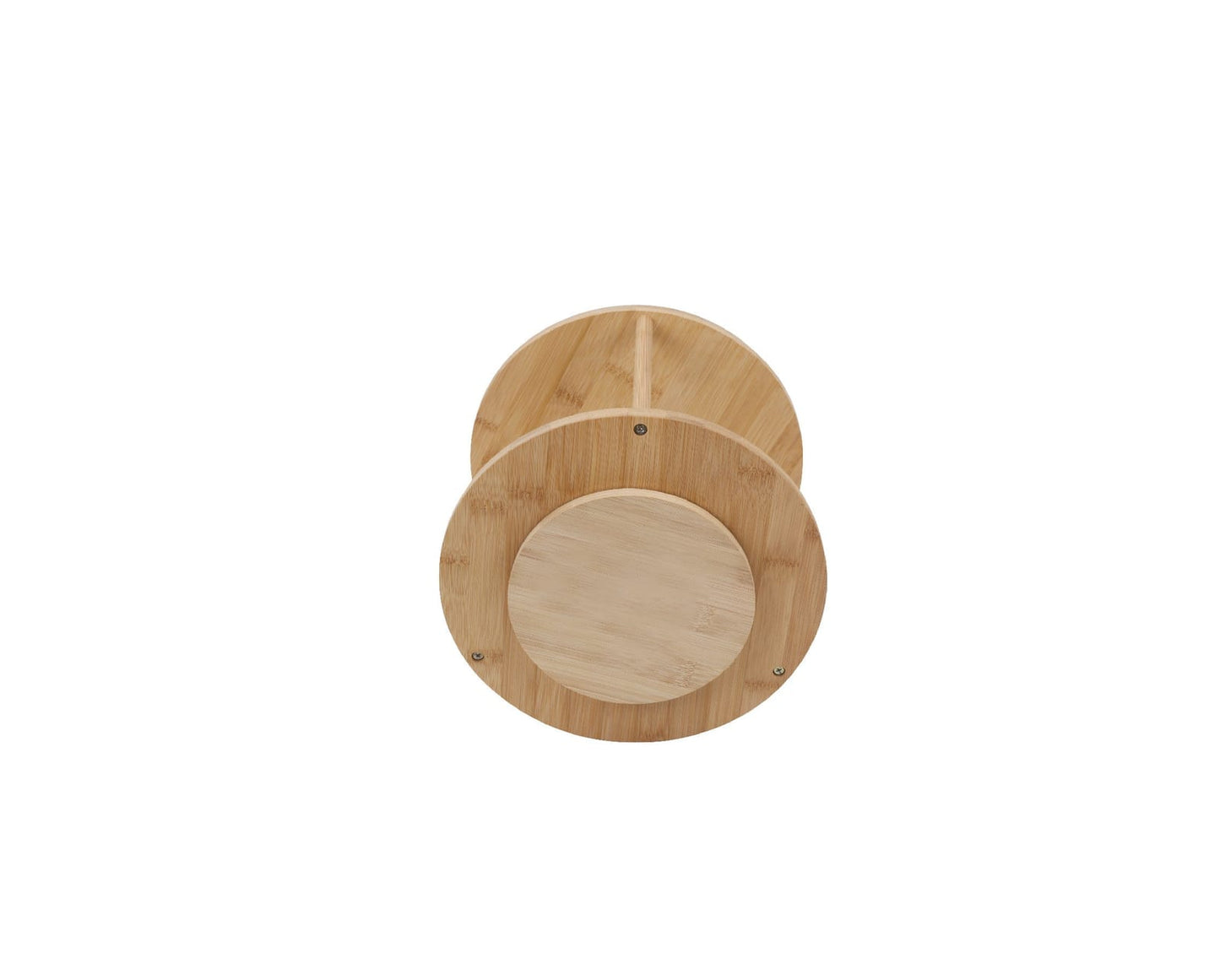 Bamboo Turntable 2 Tier 25x25x17cm