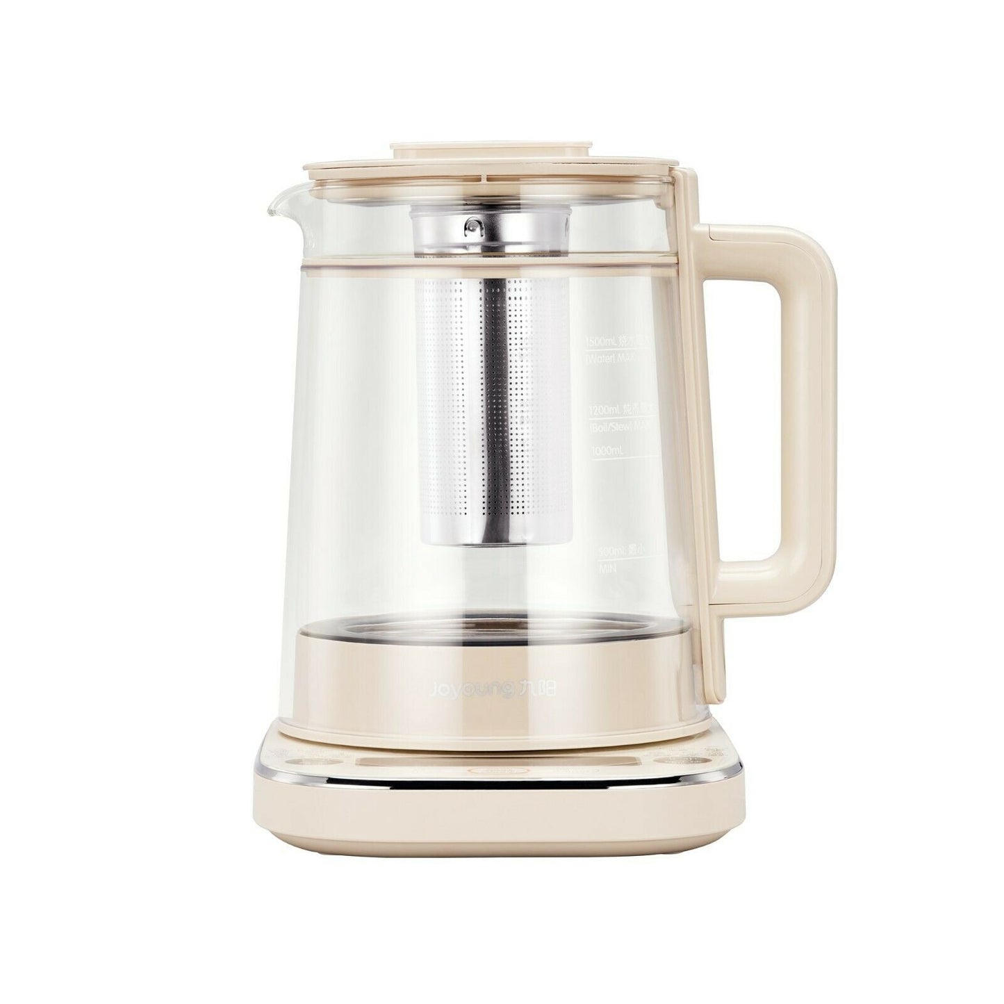 Joyoung Glass Kettle Set with Tea Basket - 1.5L
