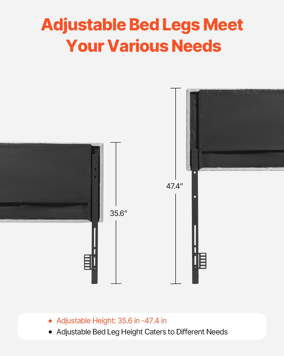 Headboard Full Size Headboard With Adjustable Height Comfortable