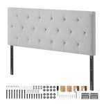 Headboard Full Size Headboard With Adjustable Height Comfortable