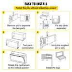 Diy Murphy Bed Springs Mechanism Hardware Kit Horizontal For Twin