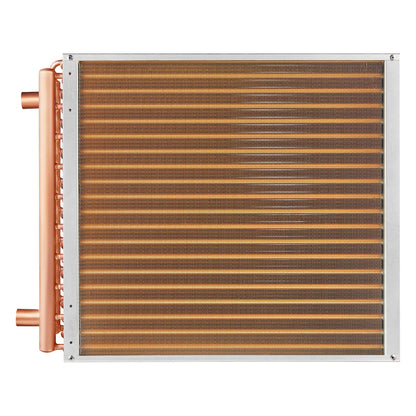 20X 20 Heat Exchanger Water To Air 3-Row 3/8 Copper Ports 242 Fins