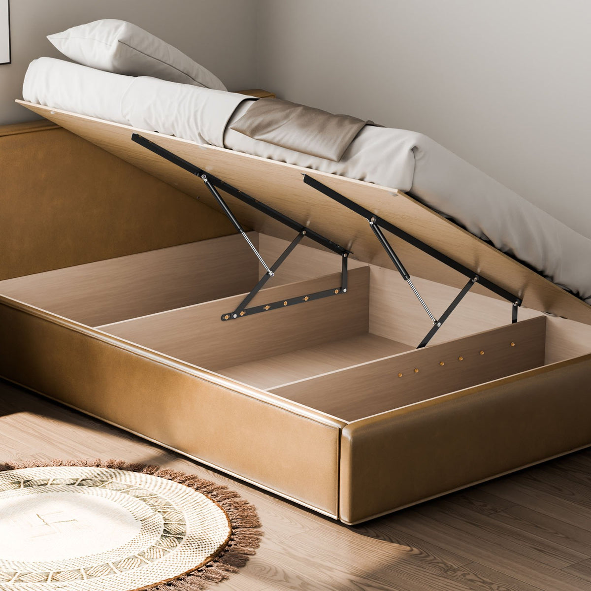 Bed Lift 59X71 In Compatible Bed Size 154 Lbs Load Diy Wall Bed