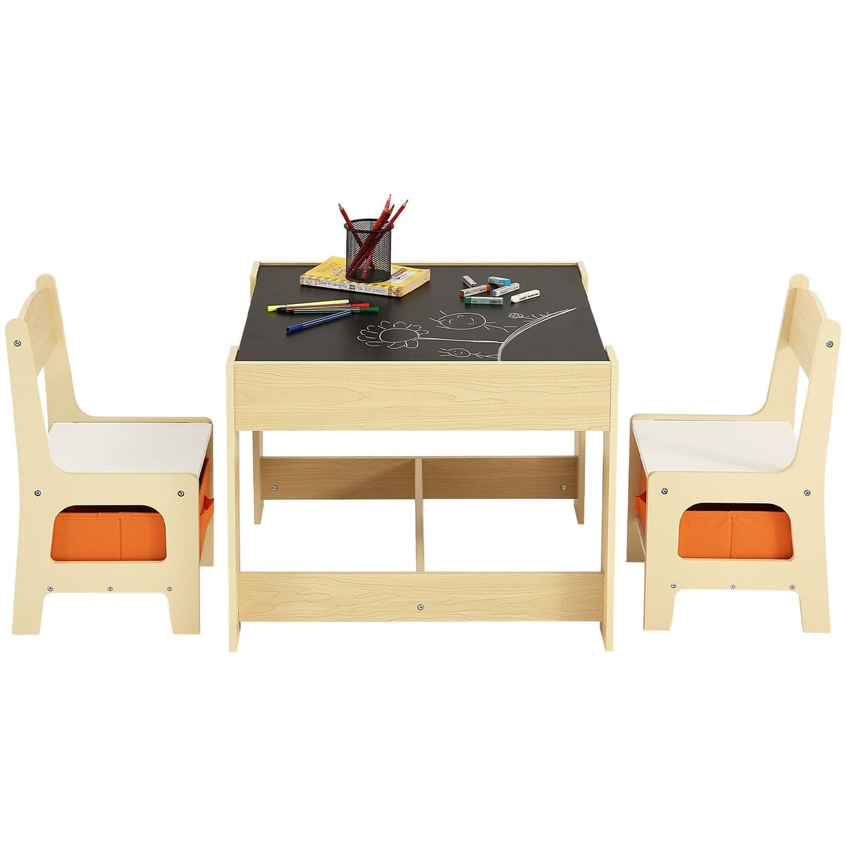 Kids Table Set Wooden Activity