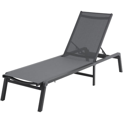 Outdoor Chaise Lounge Adjustable Chair