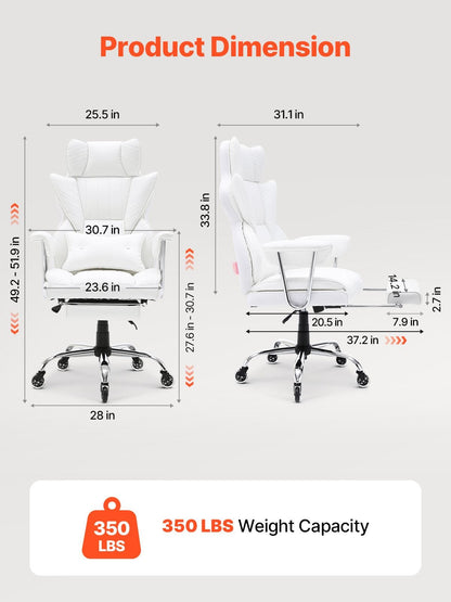 Executive Office Chair Recliner double