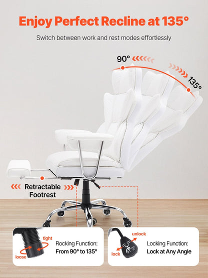 Executive Office Chair Recliner double