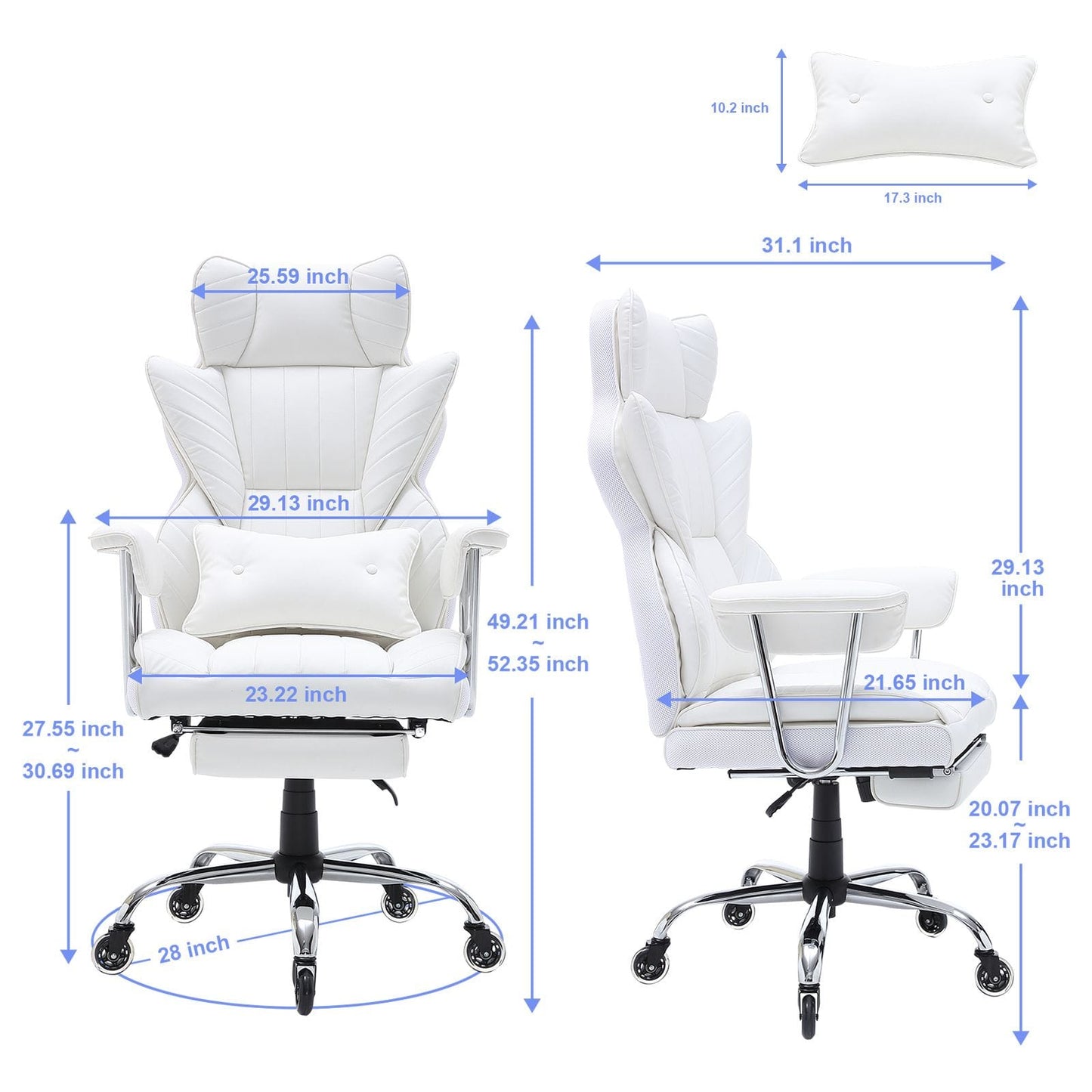 Executive Office Chair Recliner double