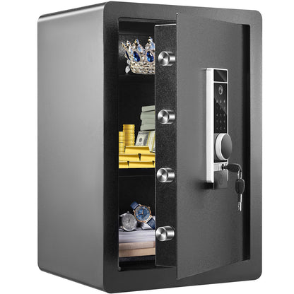 Safe 2.2 Cubic Feet Home Safe Steel For Cash Gold 15.75X13X23.6 Inch