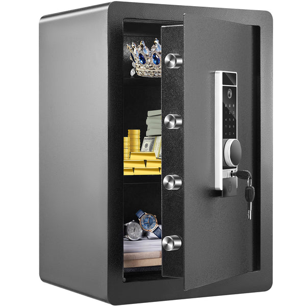  Safe 2.2 Cubic Feet Home Safe Steel For Cash Gold 15.75X13X23.6 Inch