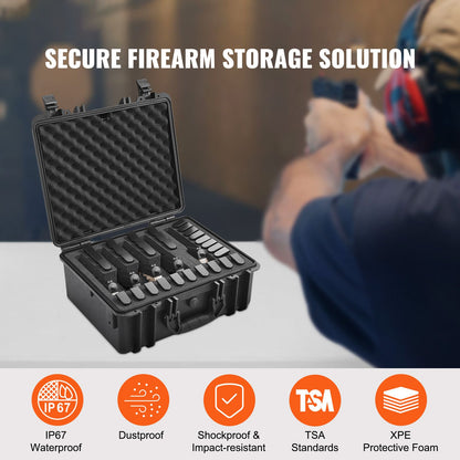 Pistol Case With Pre Cut Lining