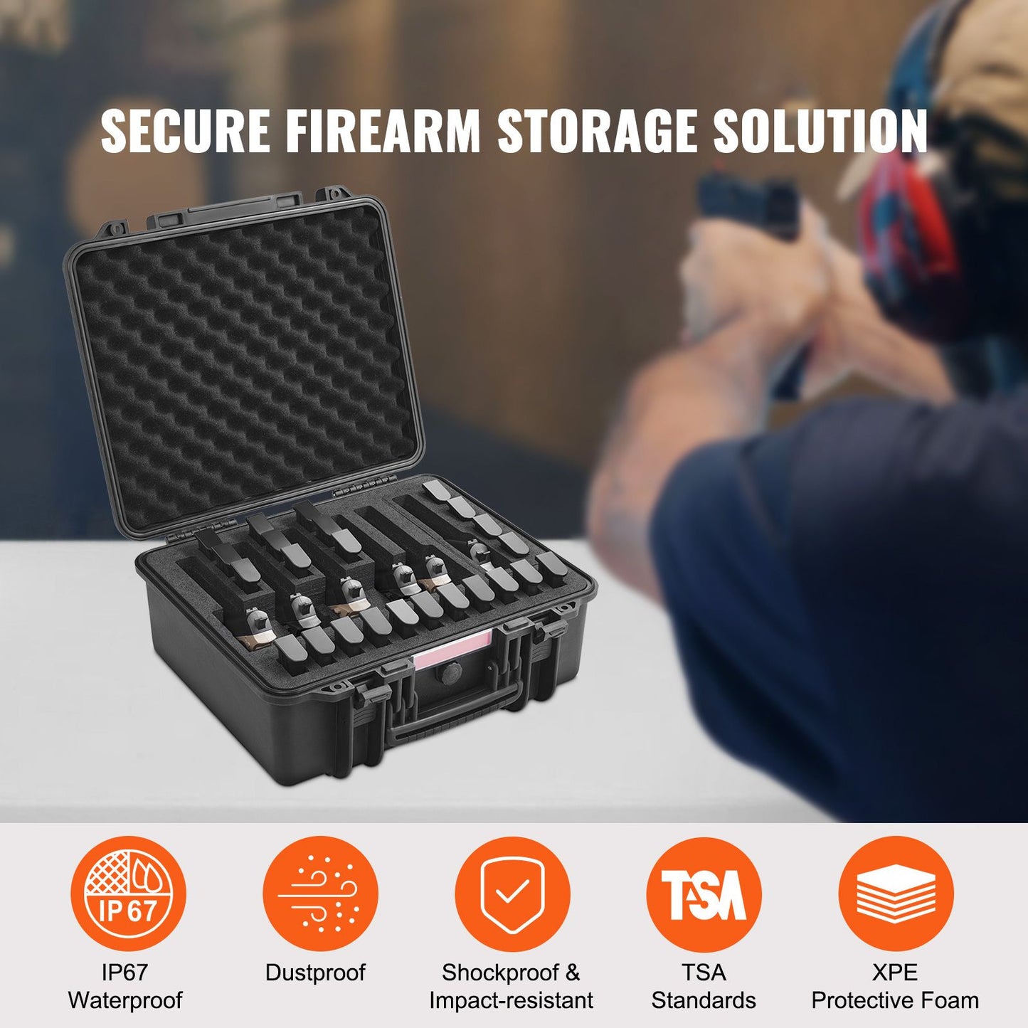 Pistol Case Lockable Storage