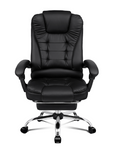 Office Chair Leather Chair Executive Chair With Foot Rest Gas Lift