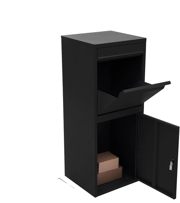  Big Outdoor Mailbox Parcelbox Pillar Letterbox 410X380X1200Mm King