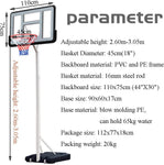 Portable Basketball Hoop Stand 3.05M (10Ft) King Size