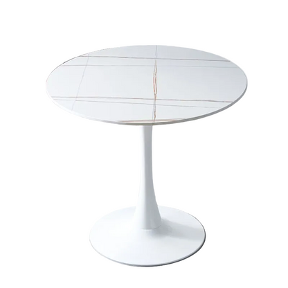 Celeste White Round Cafe Table - 2