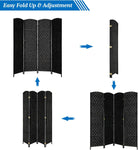 Folding Room Divider Screen Stylish Home Partition Storage Design