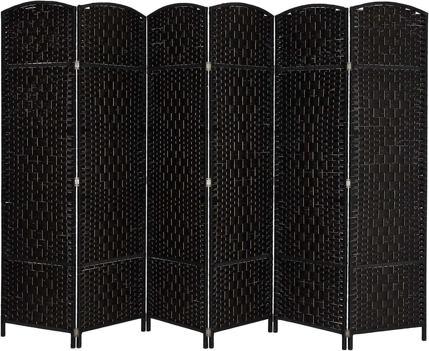 Portable Folding Room Divider Partition 6 Panel Privacy Screen