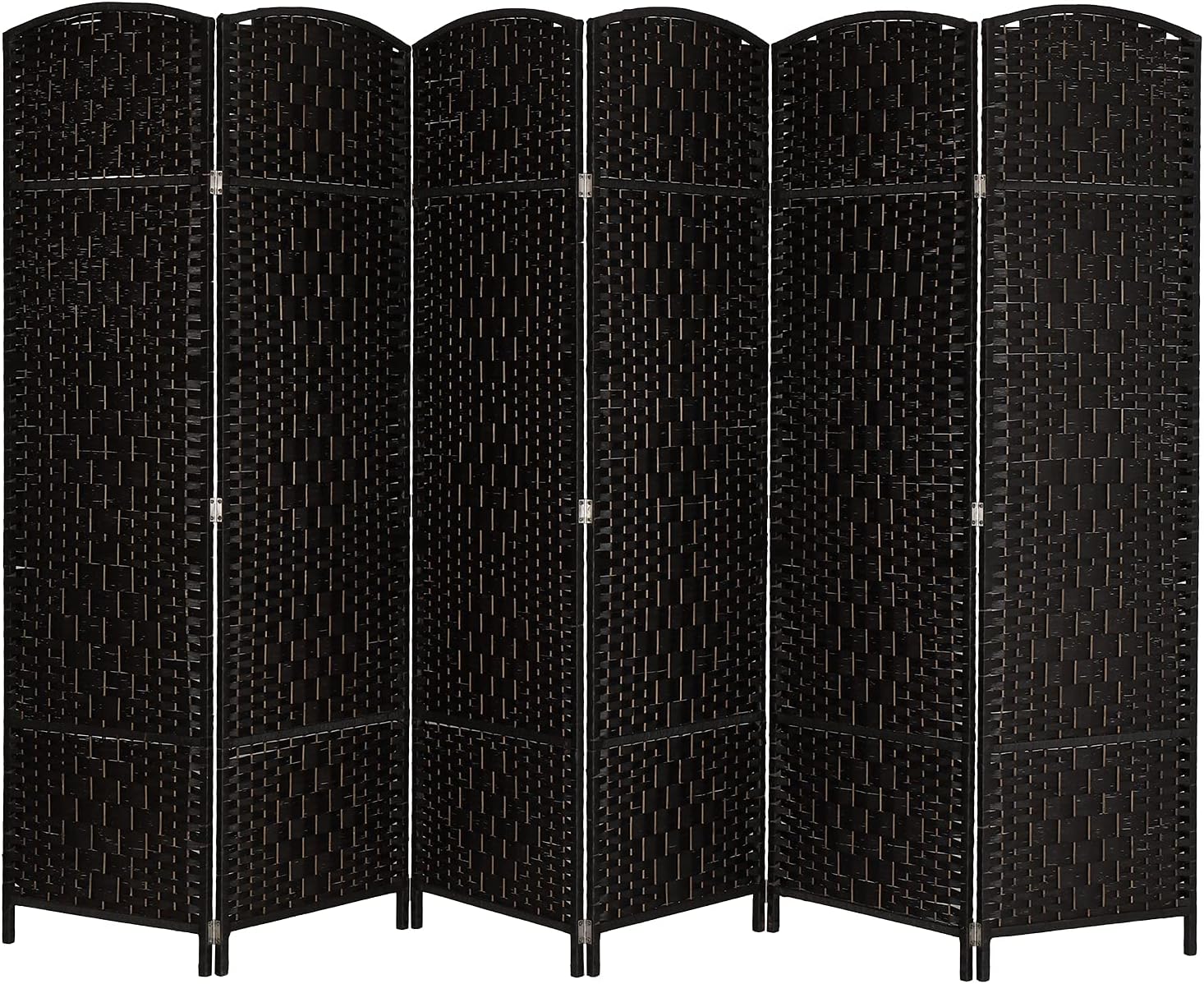 Portable Folding Room Divider Partition 6 Panel Privacy Screen