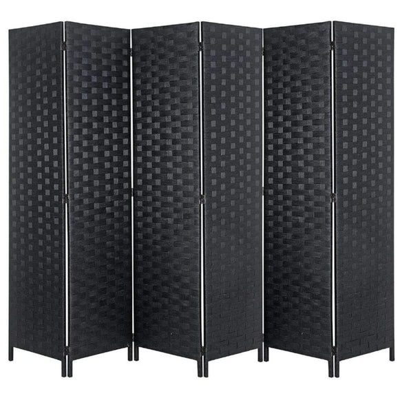  Decorative Room Divider 6 Panel Folding Privacy Screen Storage