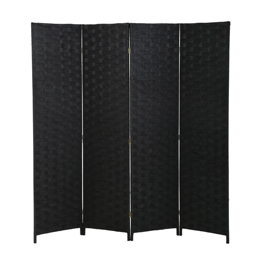 Room Divider Folding Privacy Screen Storage Design Wooden Frame