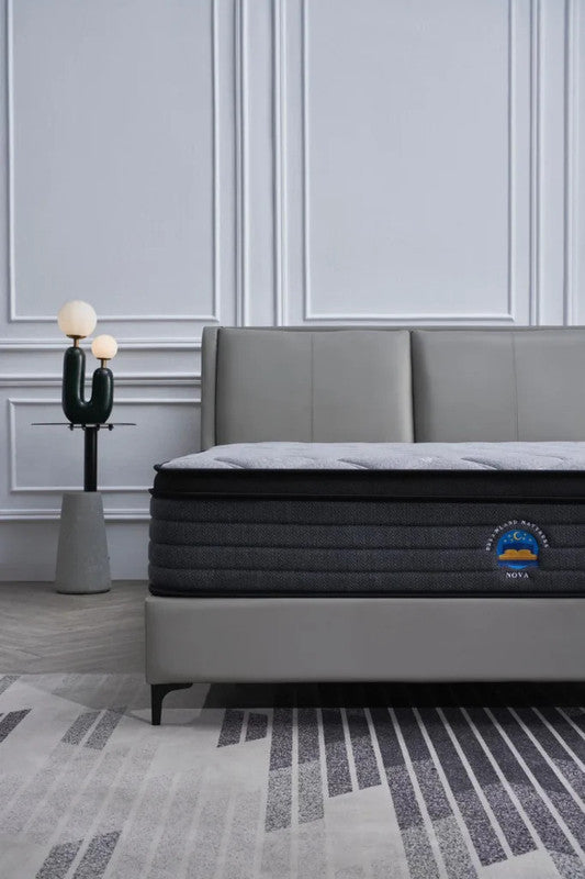 hybrid 22cms thickness euro top matttress-double
