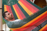 Queen Size Cotton Mexican Hammock in Imperial Colour