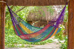 King Size Cotton Mexican Hammock in Coloring Color