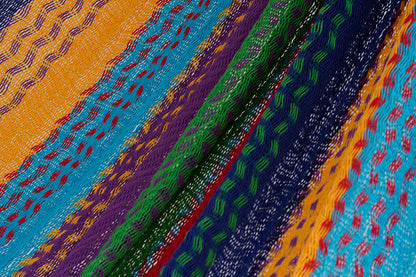 King Size Cotton Mexican Hammock in Coloring Color