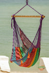 Extra Large Outdoor Cotton Mexican Hammock Chair In Colorina Colour