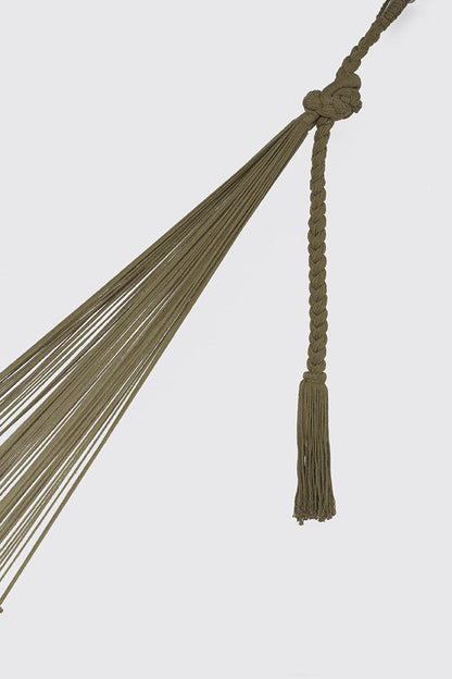 Outdoor Undercover Cotton Hammock Queen Size Cedar