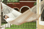 Outdoor Undercover Cotton Hammock Family Size Marble