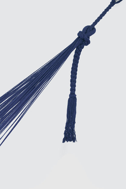 Outdoor Undercover Cotton Hammock King Size Blue