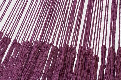 Outdoor Undercover Cotton Hammock King Size Maroon
