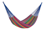 King Size Outdoor Cotton Mexican Hammock in Mexicana Colour