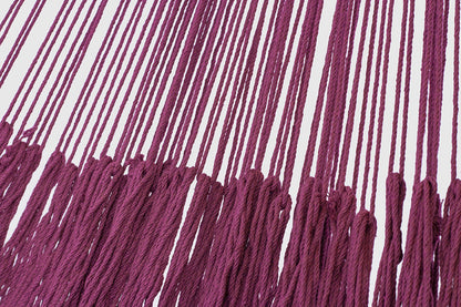 Outdoor Undercover Cotton Hammock King Size Mexican Pink