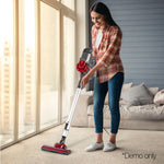 Powerful Devanti Stick Vacuum Cleaner - 450W Red