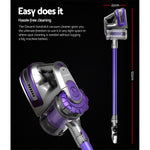 Cordless Devanti Stick Vacuum Cleaner - 150W Purple