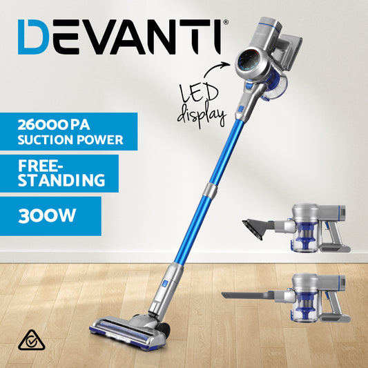 300W Stick Vacuum Cleaner Cordless Self-Standing